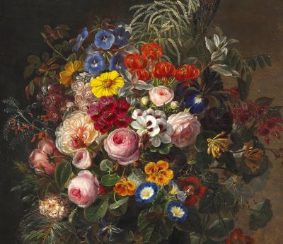 Johan Laurentz Jensen Opstilling med blomster