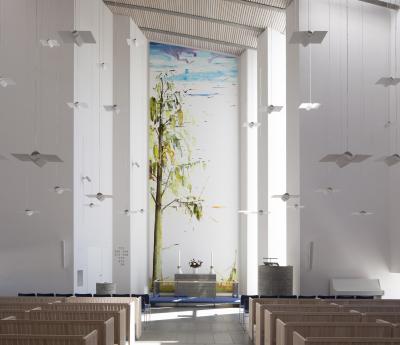 John Kørner. Udsmykning til Østerhåb Kirke, Horsens, 2011
