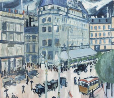 Svend Johansen. Kongens Nytorv, 1926