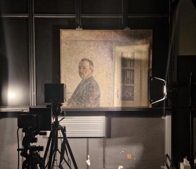 Hammershøi Selvportræt. Spurveskjul (SMK)