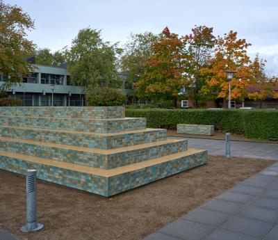 Herlev Gymnasium, Around The World af Henrik Plenge. Foto: Anders Sune Berg