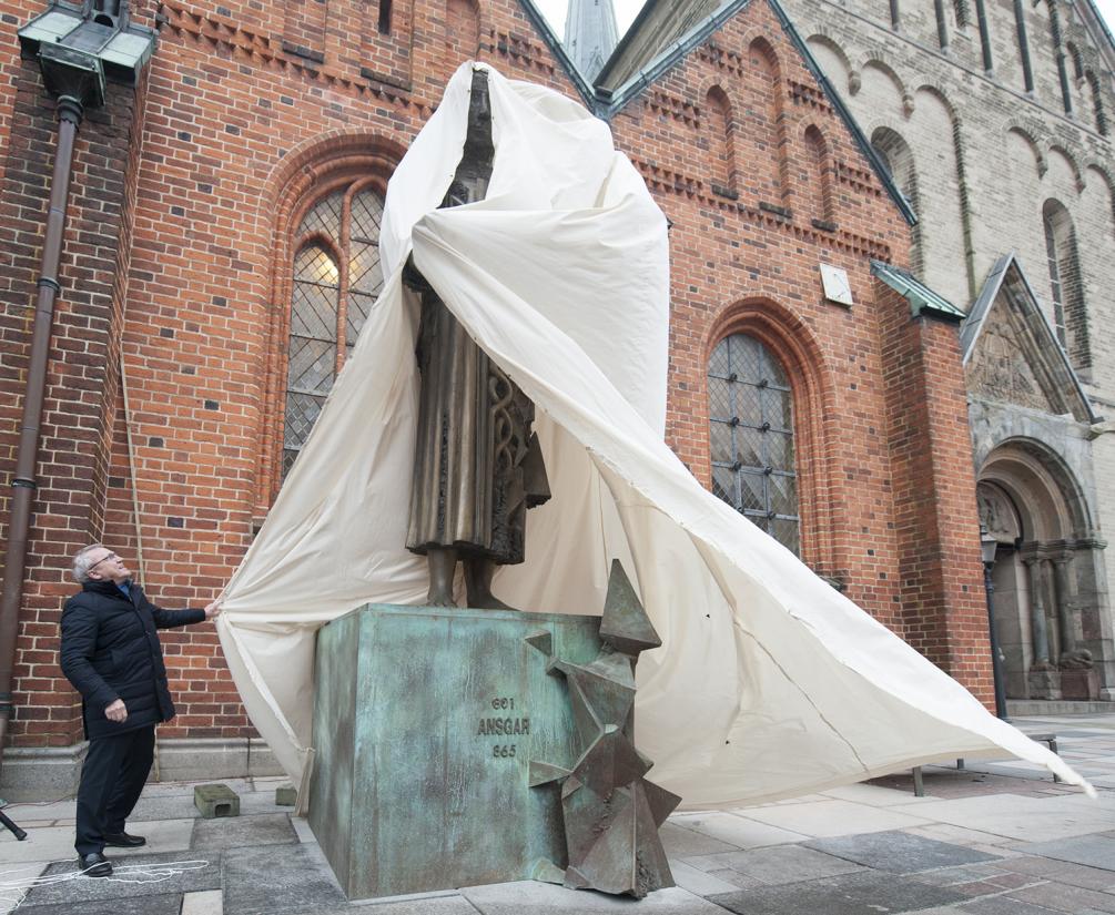 Hein Heinsen: Ansgar, 2015. Ribe Domkirke