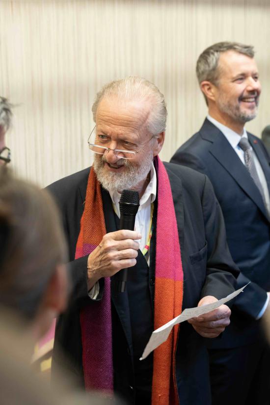 Kong Frederik og Bjørn Nørgaard