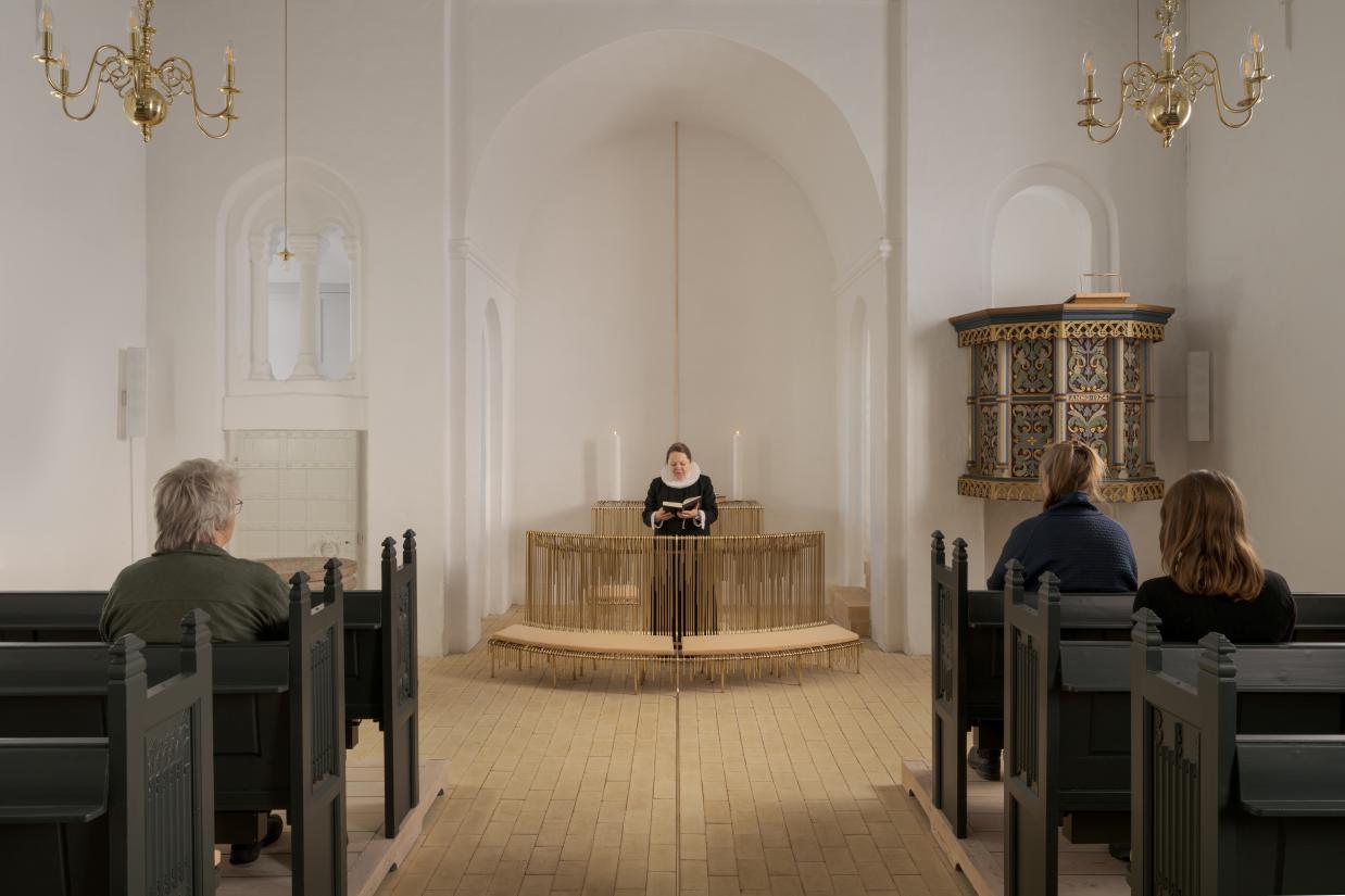 Tove Storch i Gredstedbro Kirke_3. Foto: David Stjernholm