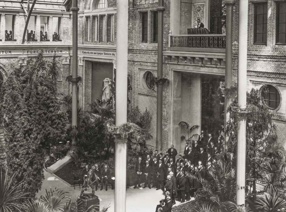 Indvielse af Vinterhaven, 1906, Glyptoteket