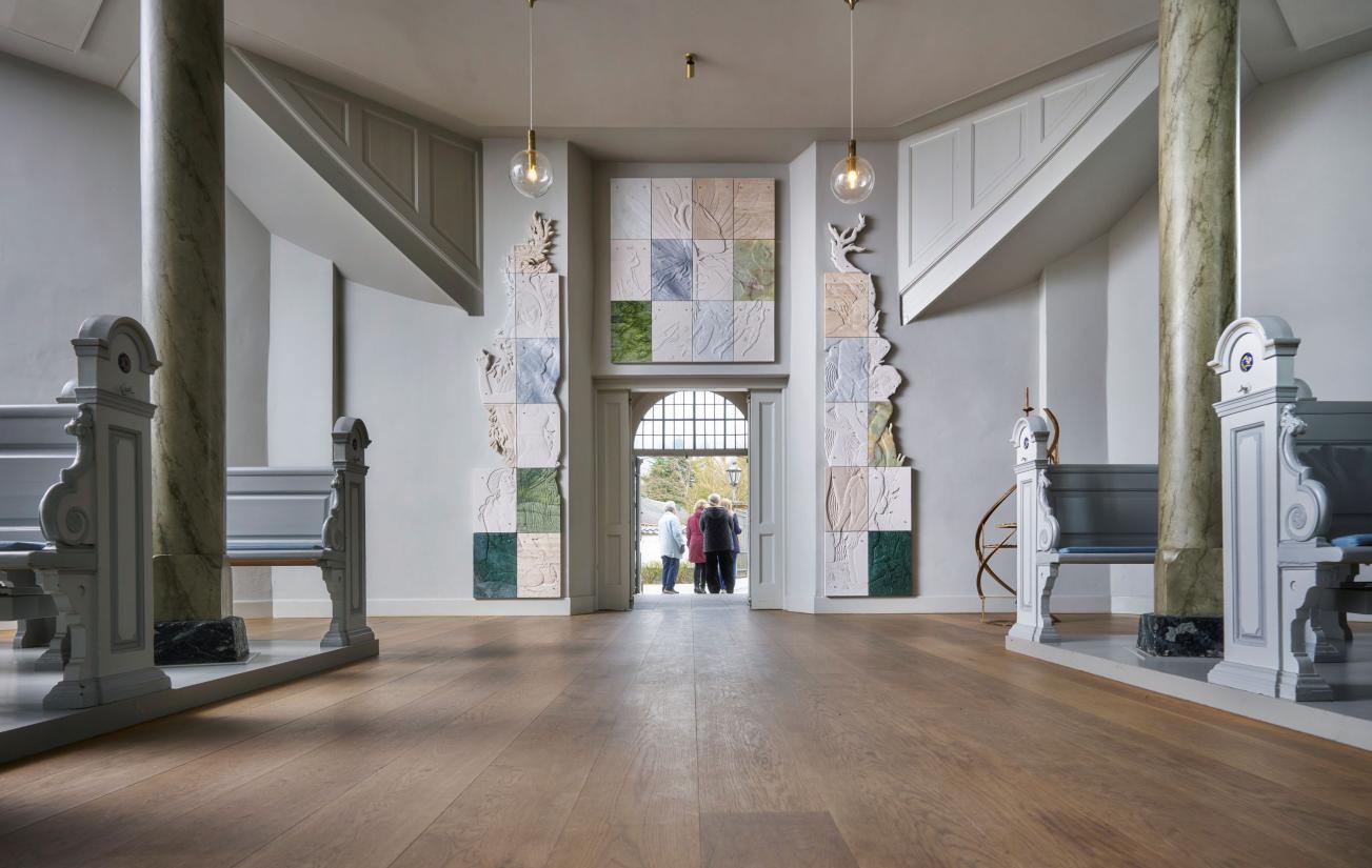 Sif Itona Westerbergs værk Sennepsfrøet i Frederiksberg Kirke. Foto: Anders Sune Berg