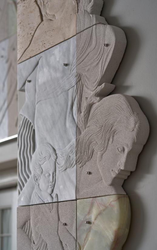 Sif Itona Westerbergs værk Sennepsfrøet i Frederiksberg Kirke. Foto: Anders Sune Berg