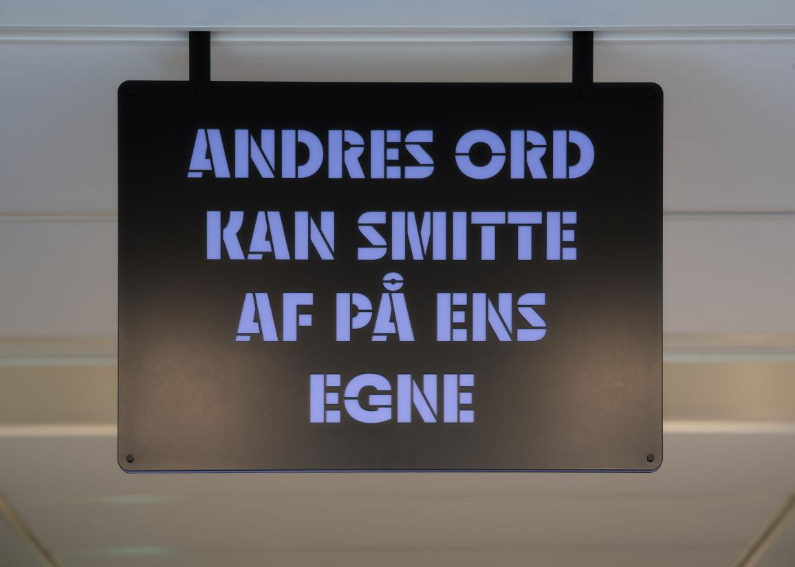 Lise Harlev. De ord man bruger. Gefion Gymnasium. Foto af Anders Sune Berg
