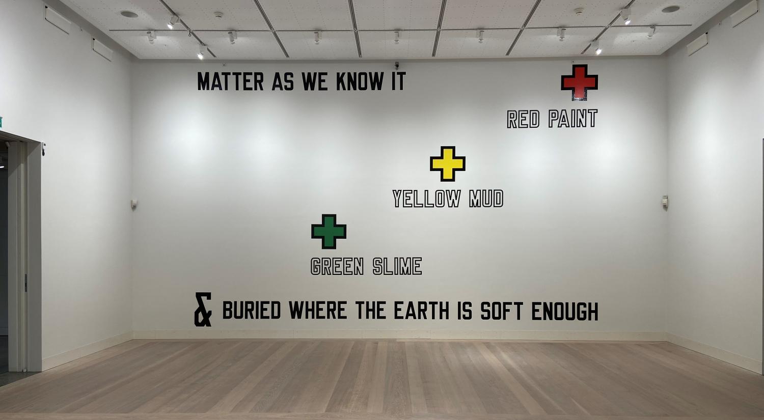 Lawrence Weiner. MATTER AS WE KNOW IT