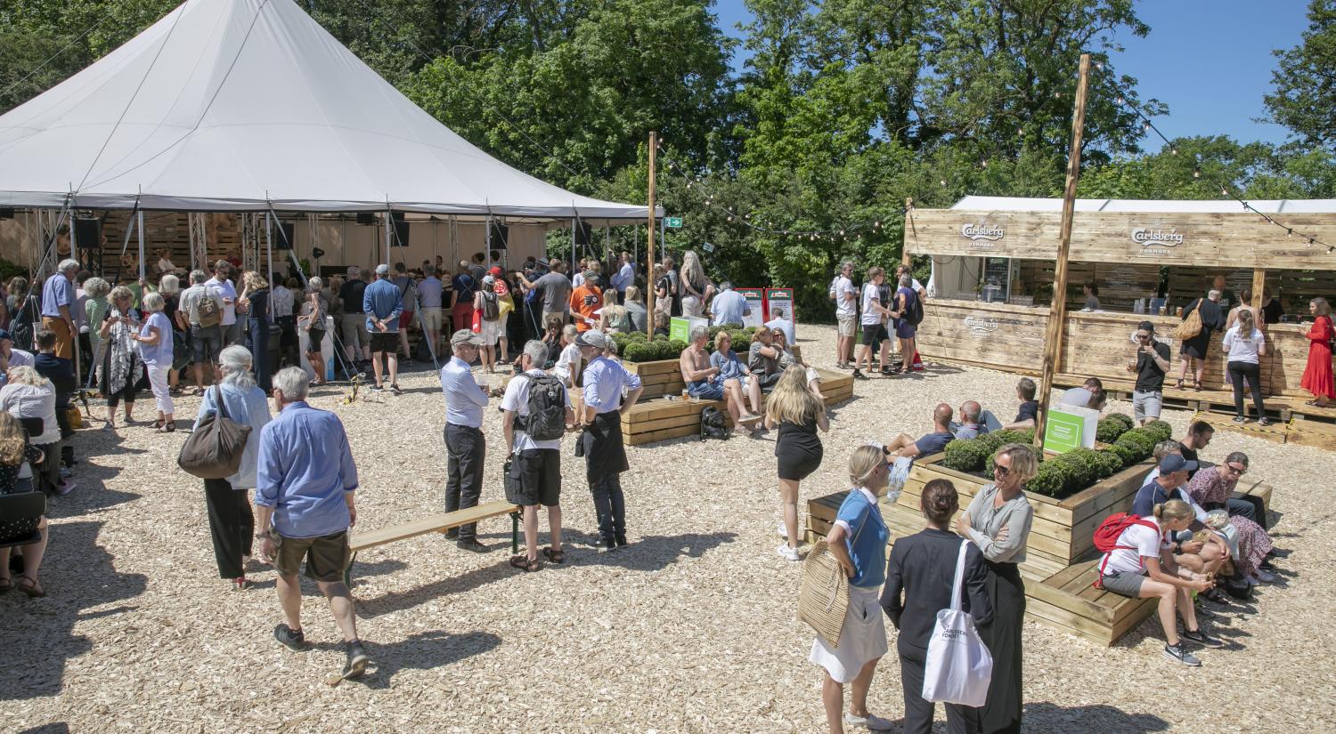 Carlsbergfamiliens plads på Folkemødet 2019